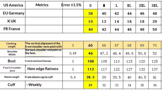The chart displays size measurements including bust and sleeve length for a short sleeve button up cardigan women in various international sizing standards.