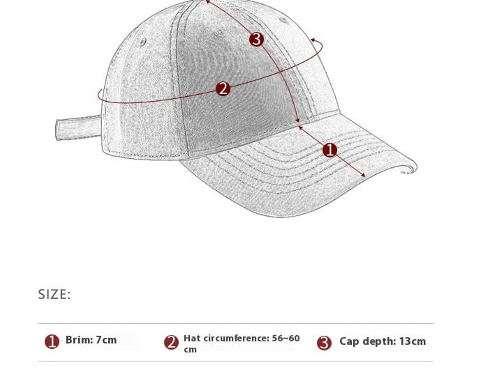 Gray distressed cotton baseball cap with a structured crown, curved brim, stitched panels, and an adjustable strap featuring a brown embroidered logo.