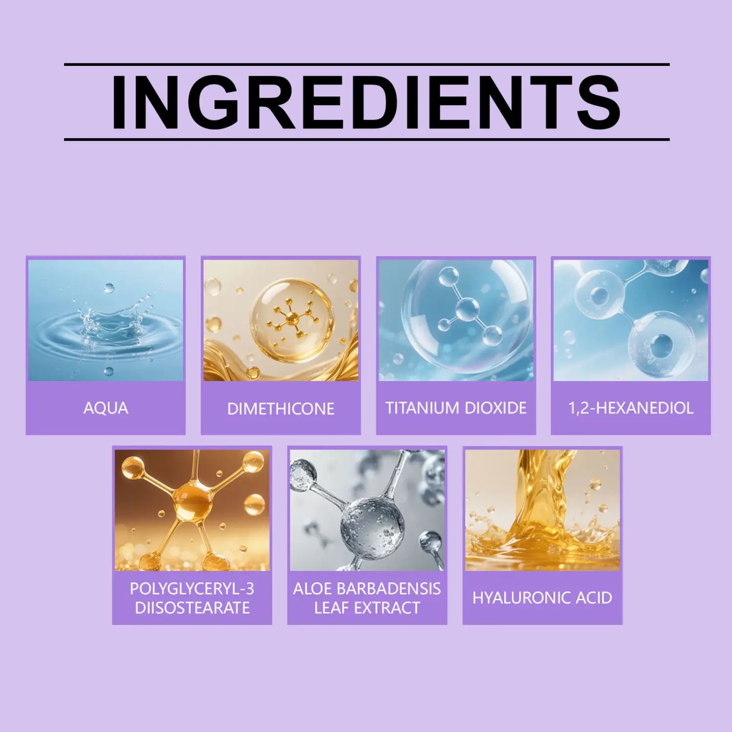 the back side of the hydrating bb cream perfect cover serum foundation displays a list of ingredients including aqua dimethicone titanium dioxide 1 2 hexanediol polysiloxane-3 diisostearamide and aloe barbad.