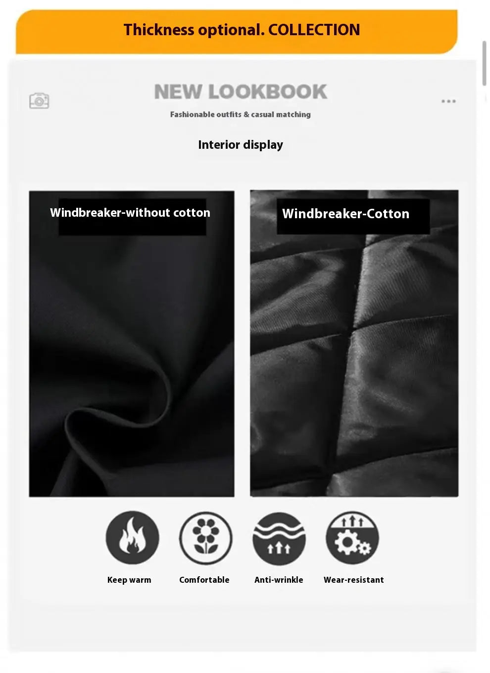 men hooded trench coat false two piece winter jacket in black windbreaker style available in cotton and non cotton versions