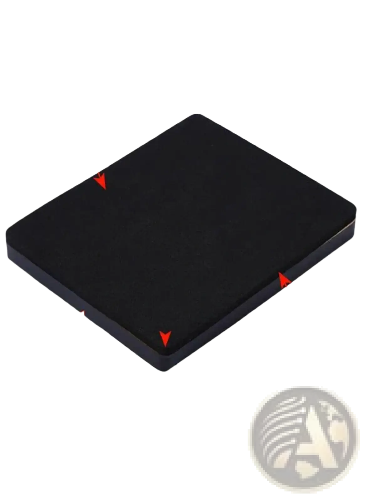 Black die-cut rubber sponge pad with 16mm thickness mounted on wooden base for easter chicken wooden die cutting mold