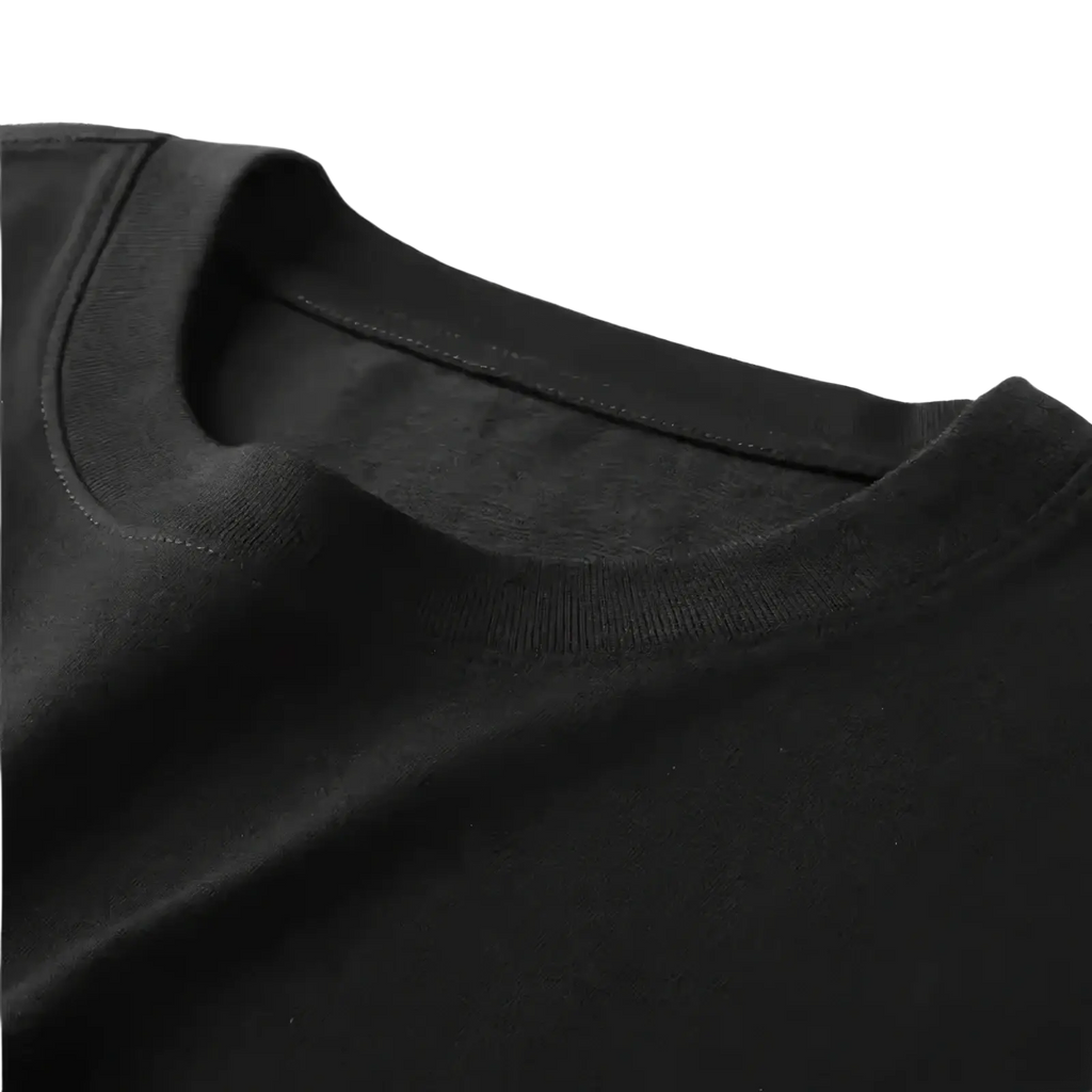 Black cotton Easter Goose Scooter t-shirt with smooth textured fabric and neatly stitched crewneck neckline