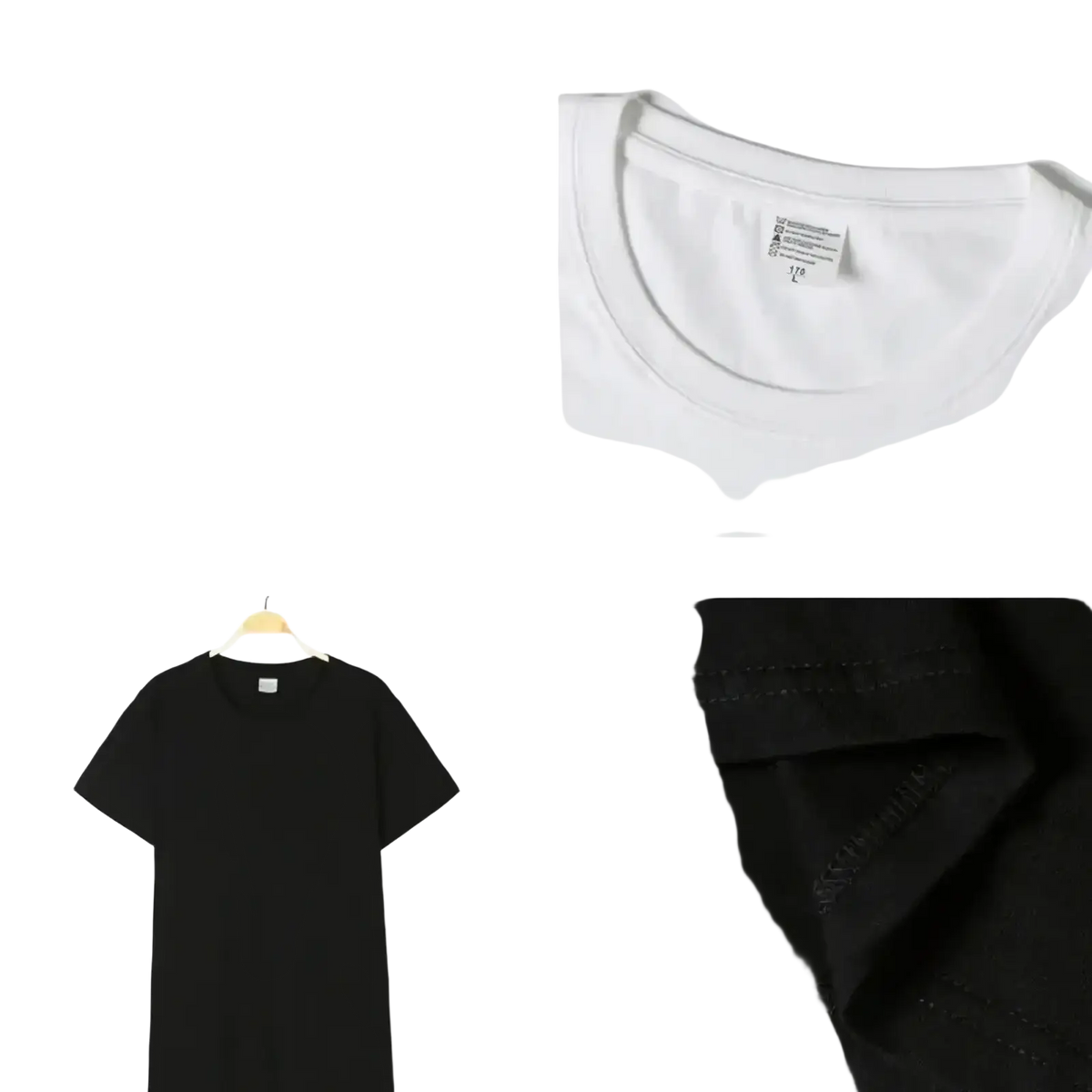 Black short-sleeved crew neck easter goose scooter t-shirt with subtle stitching for casual y2k style