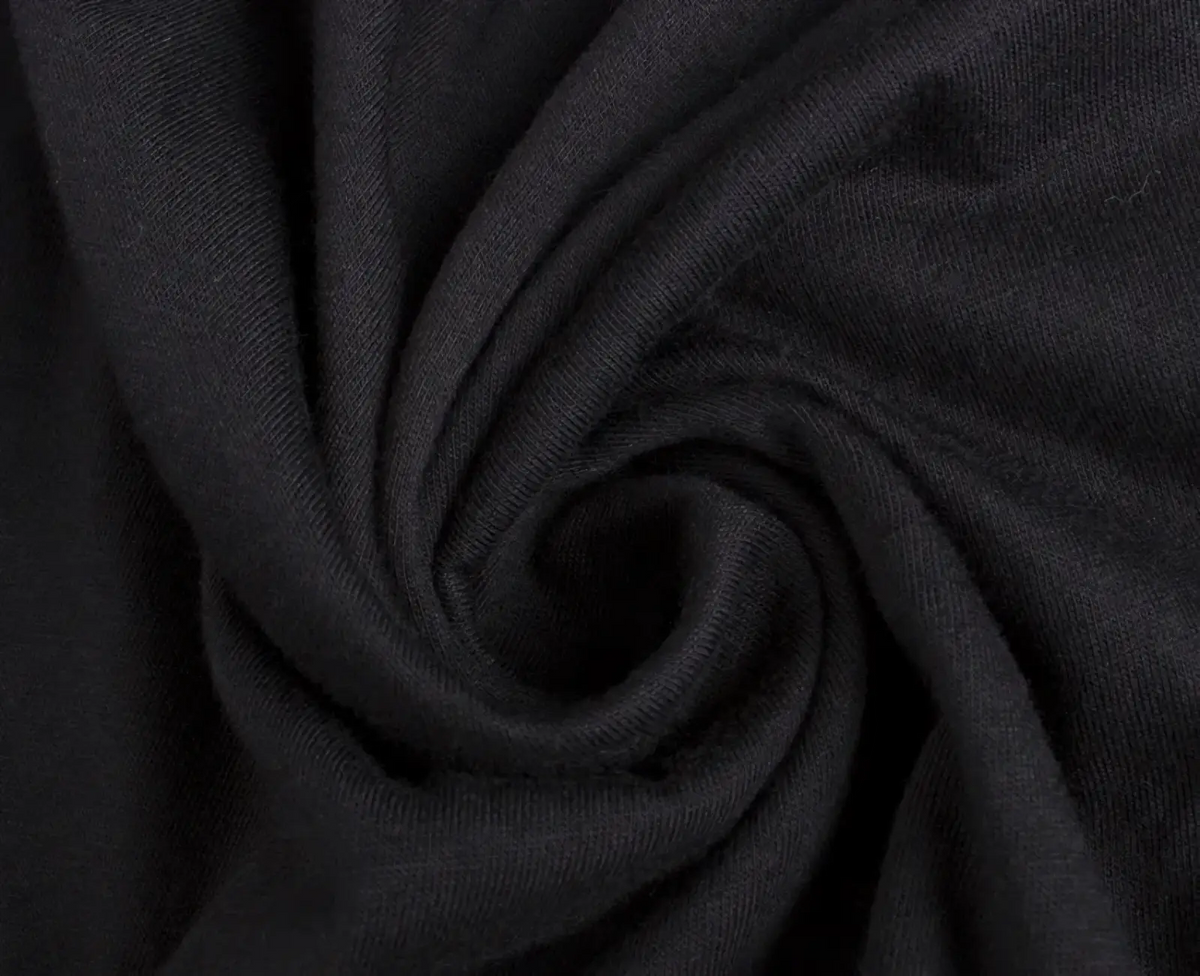 A soft dark gray knit fabric with subtle ribbed texture featured on the easter goose scooter t-shirt funny y2k top