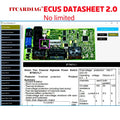 Green circuit board with black and silver components and purple microchip outline for ecu datasheet 2.0 repair software