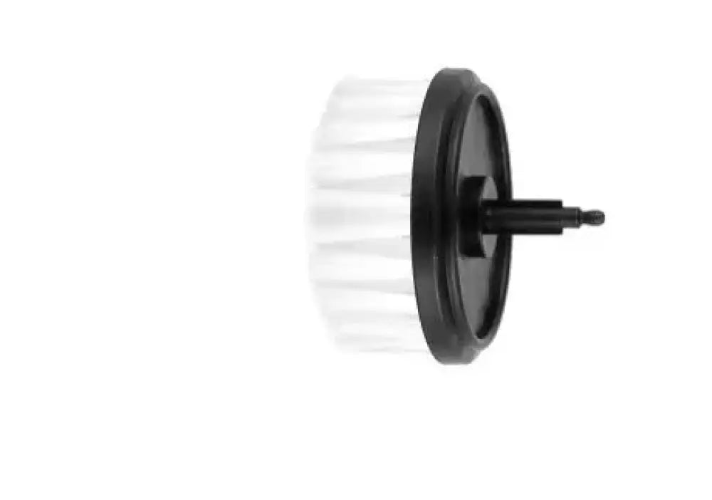 Arbaglobal usb rechargeable electric scrub brush set with black plastic brush head and white bristles
