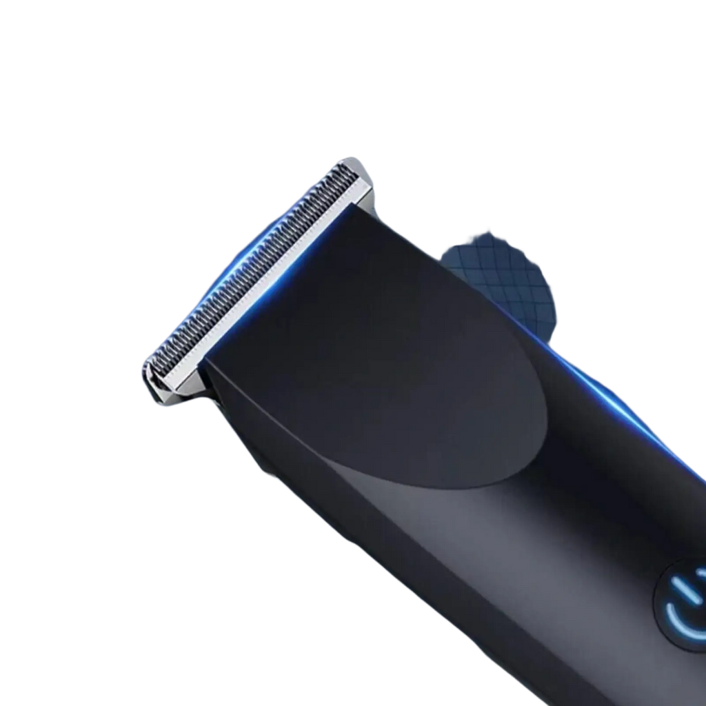 Black and silver electric hair clippers cordless beard trimmer set with sleek modern design for precise grooming