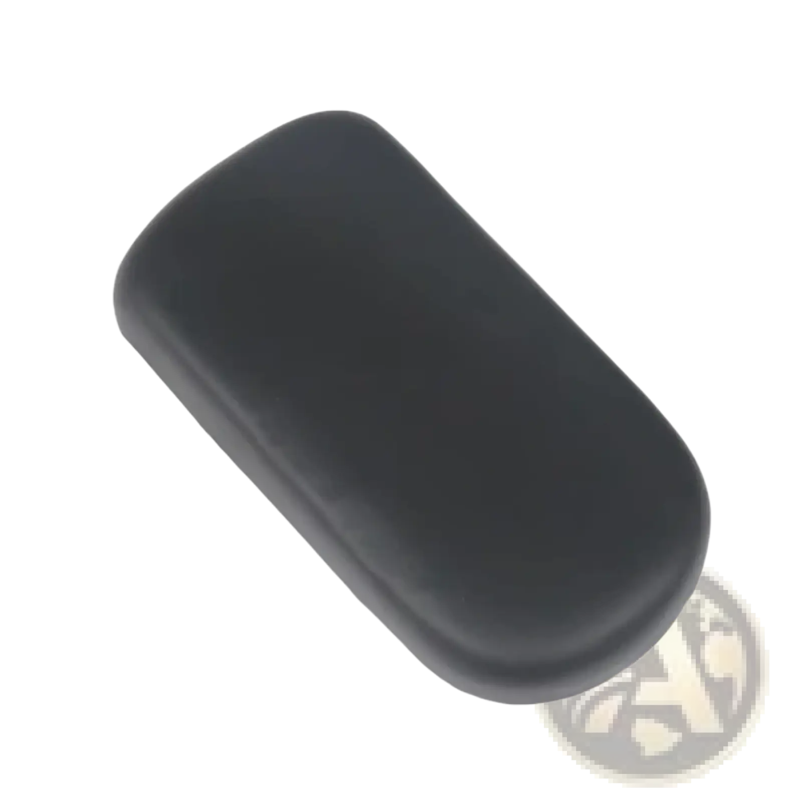 Black rectangular eyeglass case with rounded edges and smooth matte finish for electric scooter rear seat backrest cushion kit