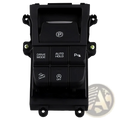 Black plastic electronic hand brake switch for Tucson 2016 2017 with buttons for drive mode auto hold parking brake and off