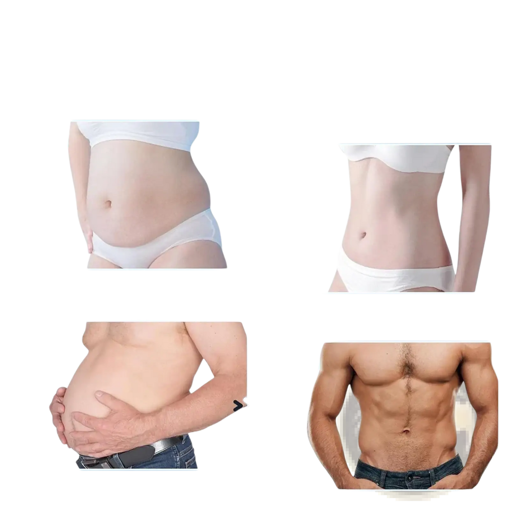 Ems abdominal muscle stimulator training belt with proven muscle sculpting fabric to contour and define abs