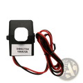 Black et3k dbkct24 current transformer with red and black wiring shown on the back side of etek evse protocol controller 2.0