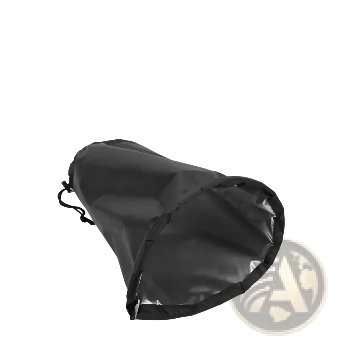 Black waterproof ev charger rain cover with magnetic port protector drawstring closure and reflective lining