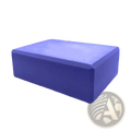 Periwinkle blue eva foam yoga block designed for fitness exercise and support during yoga practice