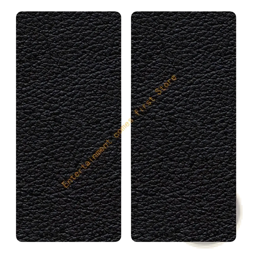 Black textured leather phone case with pebbled finish shown alongside exercise equipment mat set 2 pcs pvc floor protection