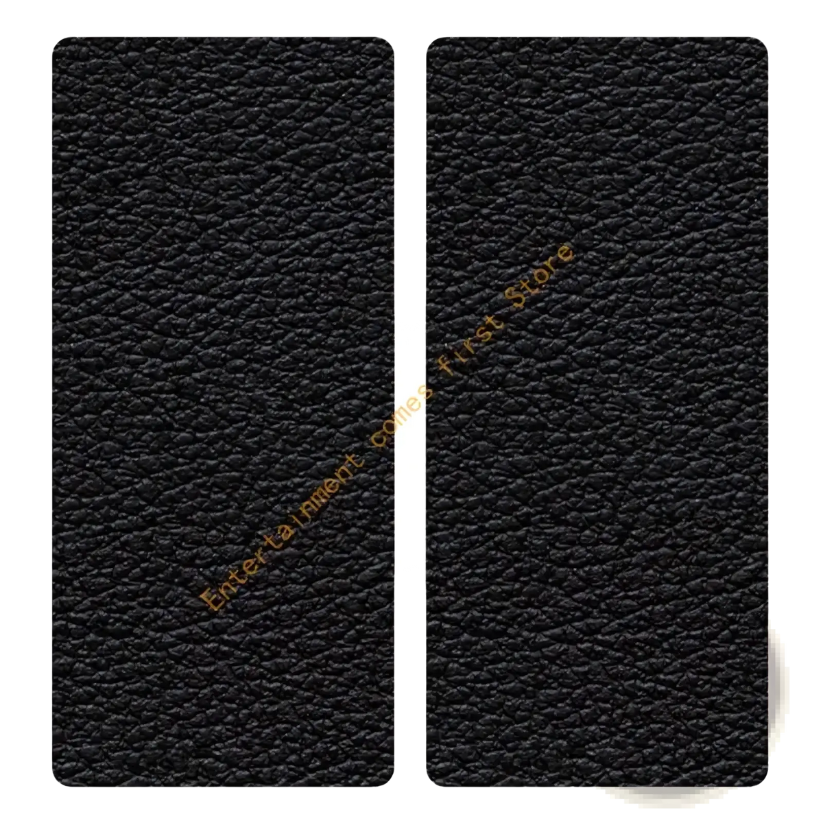 Black textured leather phone case with pebbled finish shown alongside exercise equipment mat set 2 pcs pvc floor protection