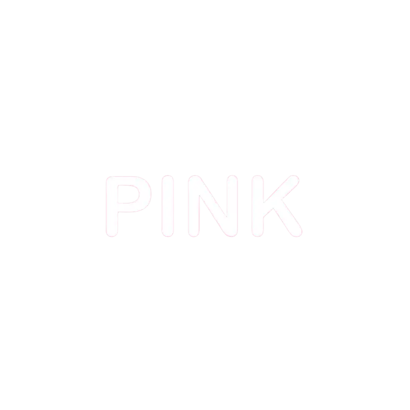 Pink eyelash wall stickers with white text on pink background for nordic girl bedroom decor