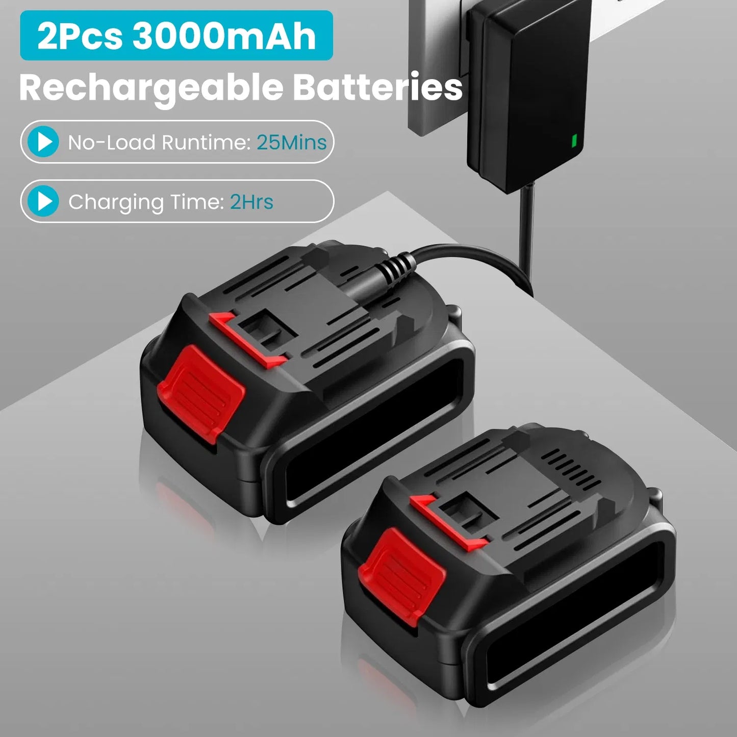 4 In 1 Cordless Pruning Shear And Electric Chainsaw With Max 5.5FT Extension Poles Pole Saw SK5 Blade Brushless Pruning Shear With 2Pcs 3.0Ah Batteries For Garden Yard GPCT5130 10Cell