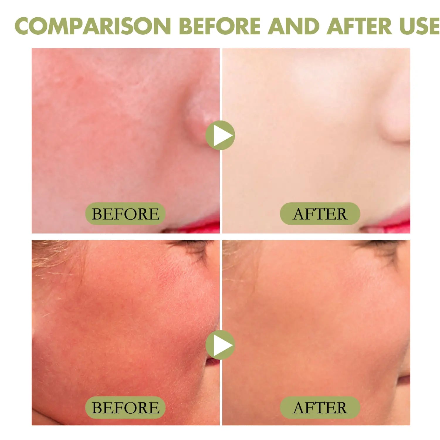 Smooth skin toned face illuminated by natural lighting showcasing the moisturizing benefits of the matte sun stick spf 50 skincare cream.