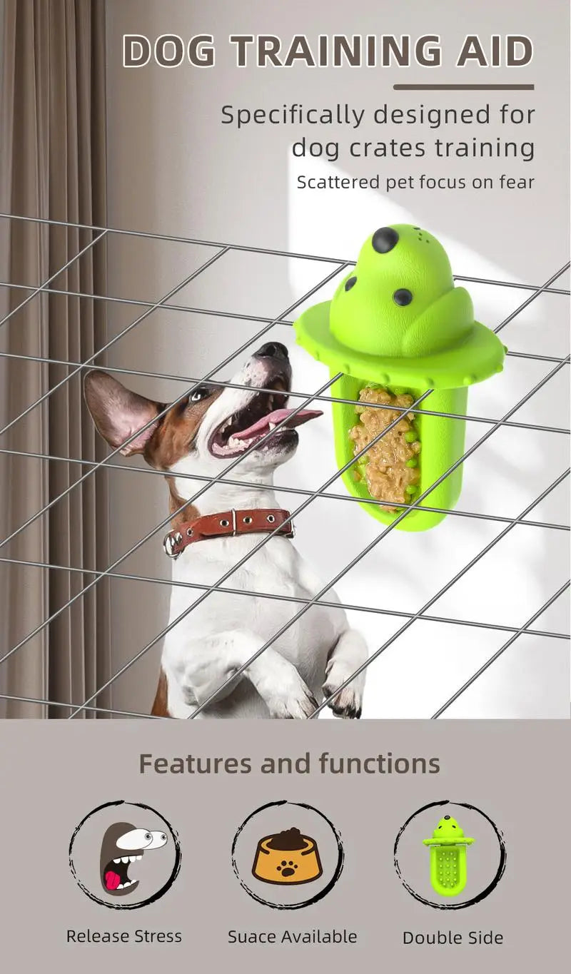 犬用クレート スロー フィーダー ゴム リック パッド トレーニング用具