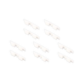 White plastic fixing clips 10 pieces buckle fixing clip for drawer divider accessories