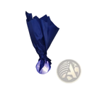 A floating fireball led halloween prop featuring a glossy deep blue foil-wrapped candy with a shiny spherical center
