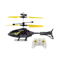 Black and yellow exceed flying helicopter toy with usb rechargeable remote control featuring white controller with red accents