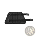 Black mesh-backed ergonomic wrist support with adjustable straps and padded sections for pull up bar grips handle cover