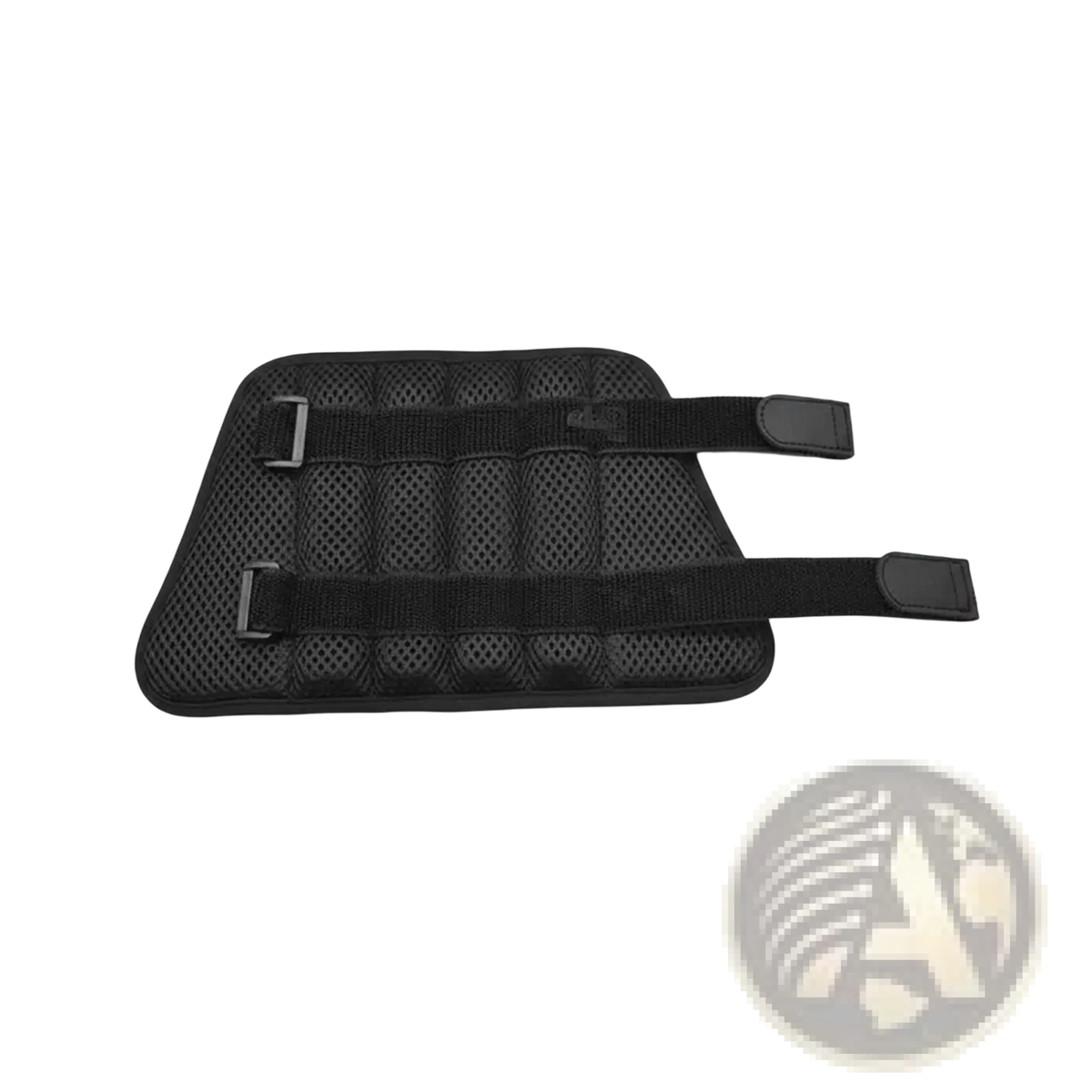 Black mesh-backed ergonomic wrist support with adjustable straps and padded sections for pull up bar grips handle cover