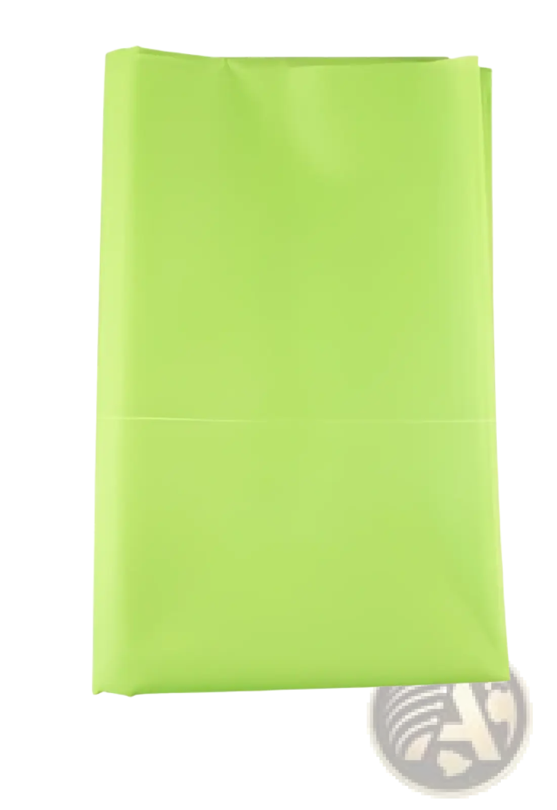 Lime green plastic sheet measuring 146x120cm for fort building kit glow in the dark kids tent set