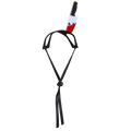 Black plastic knife headband with red blood splatter funny pet costume headwear for cats and dogs