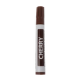 Brown chrome capped cherry furniture repair marker with white barrel and black label for wax sticks and furniture repair