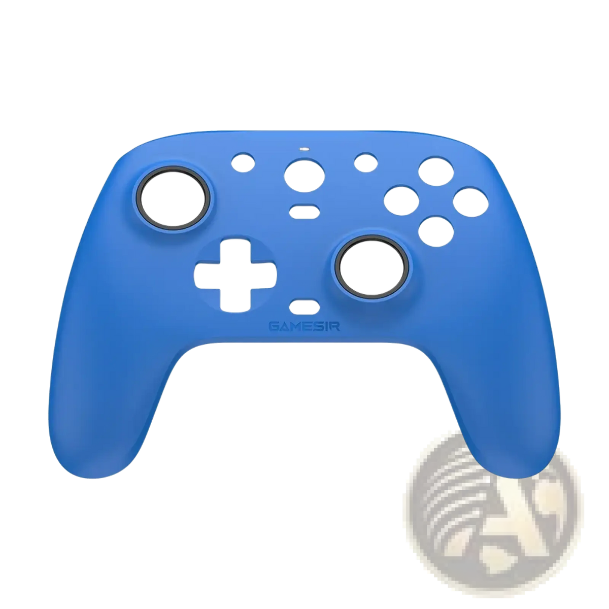 Blue Gamesir G7 magnetic faceplate and accessories kit grip with matte finish and black circular accents around analog sticks