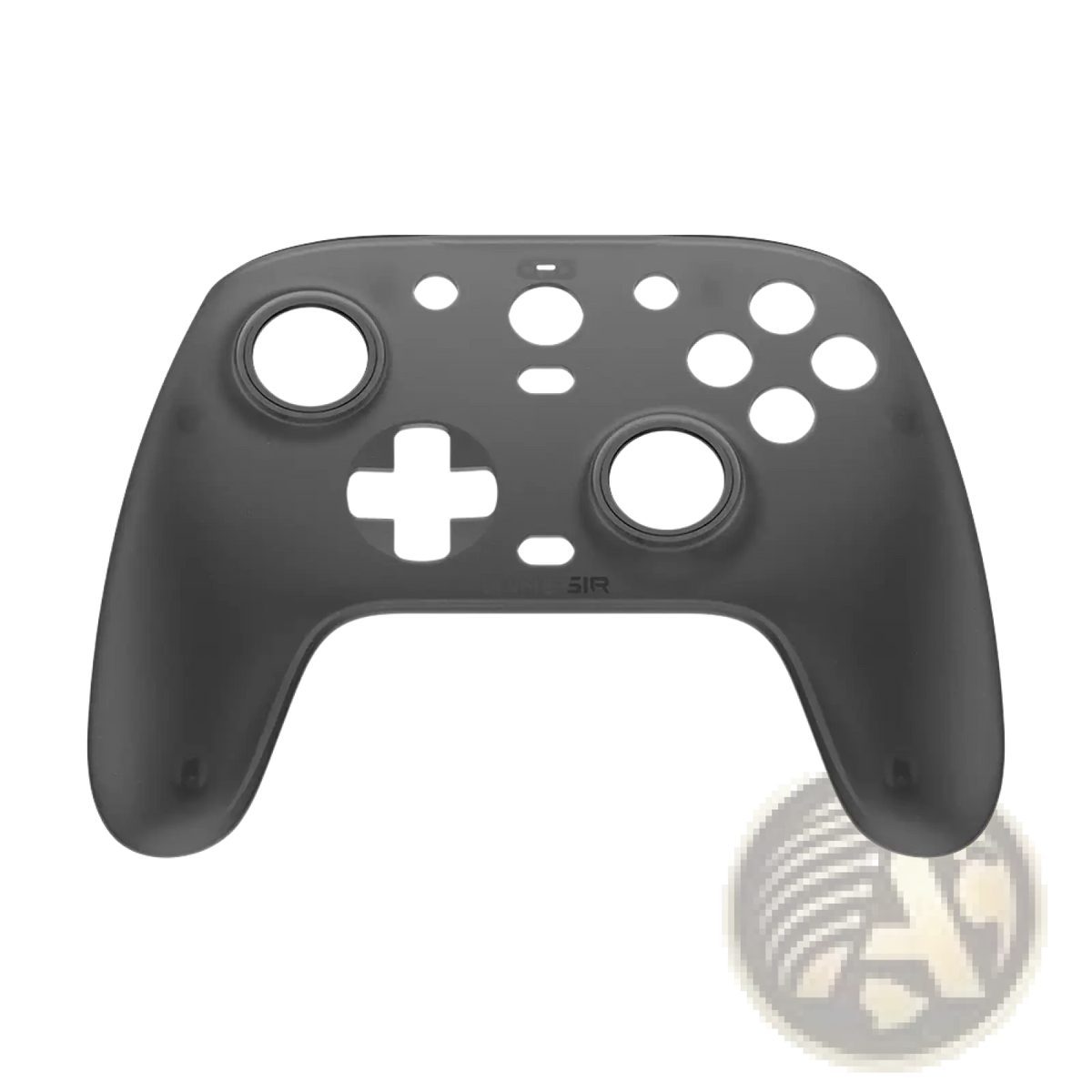 Black translucent silicone controller shell for nintendo switch pro in gamesir g7 magnetic faceplate and accessories kit