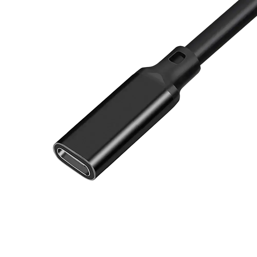 Black magnetic usb-c to lightning adapter with matte finish for gba sp gameboy and gameboy ds game console charging cable