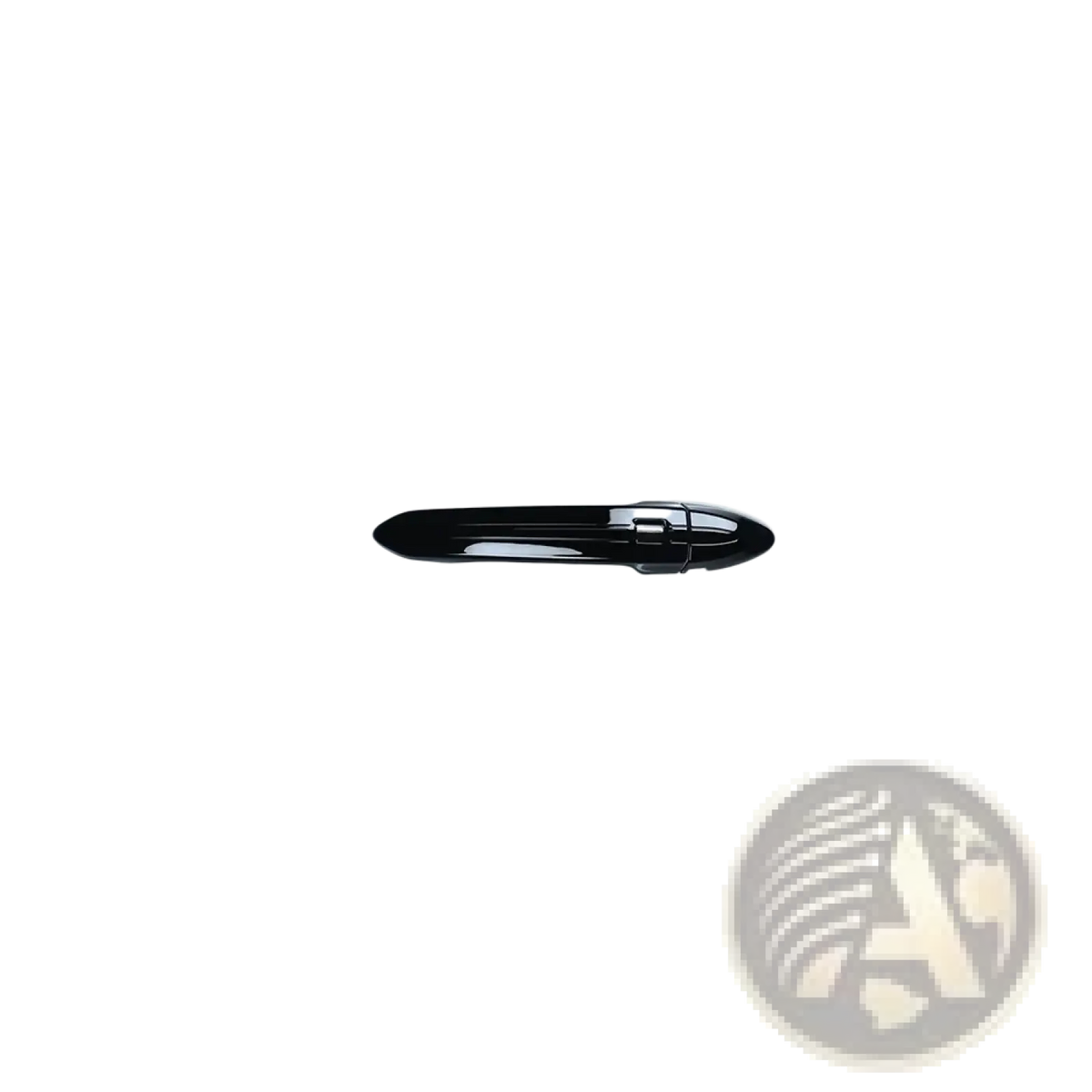 Black glossy genesis g80 door handle cover trim made of abs material featuring 8 pieces for exterior protection
