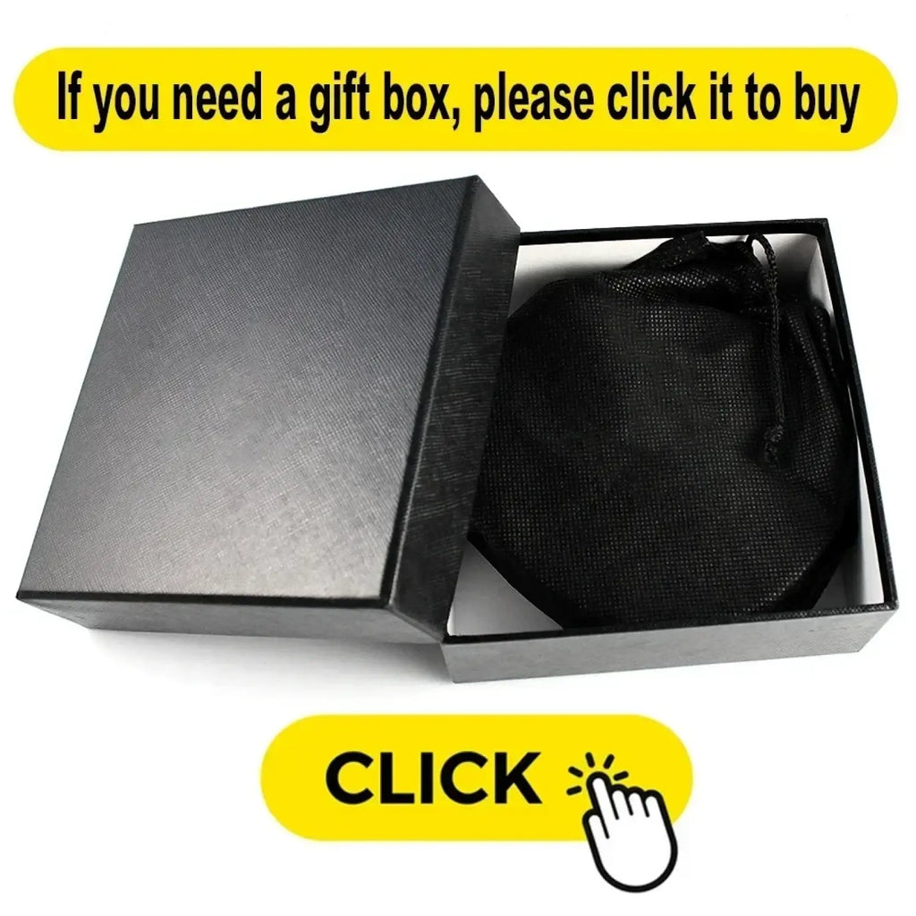 Black textured gift box containing a genuine leather men reversible belt with a black mesh drawstring pouch inside