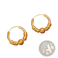 Gold dragon hoop earrings featuring intricate dragon motifs and textured spherical accents in gold fine jewelry gift