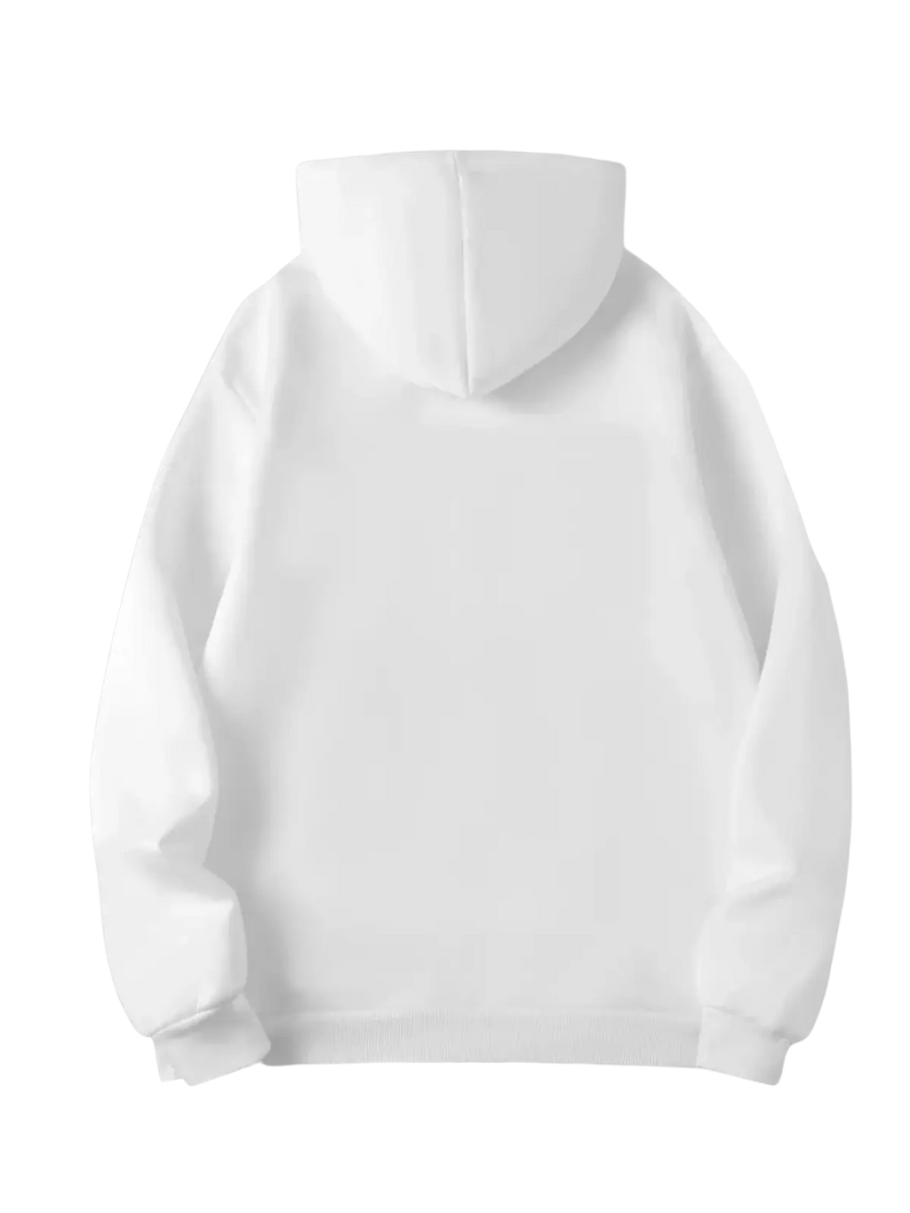 White hooded sweatshirt with soft smooth fabric and clean lines gothic wing zip up hoodie imported from mainland china