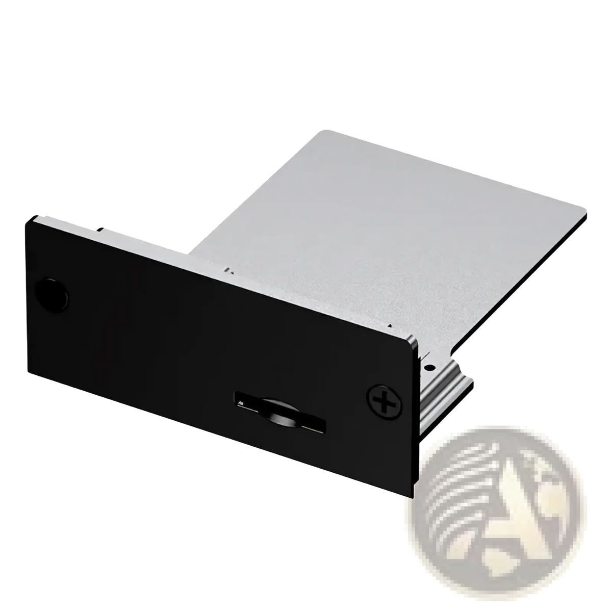 Black and silver card reader with sleek modern design for gpd pocket 4 modular expansion accessories