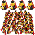 Graduation rubber duck bulk party favors featuring yellow rubber ducks in black caps and gowns with red tassels and diplomas