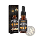 West&month hair growth serum anti hair fall oil in a dark amber glass bottle with black dropper cap and matching box