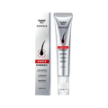 Silver tube of seefair hair serum with clear cap and red label for damaged hair growth and repair using plant-based ingredients