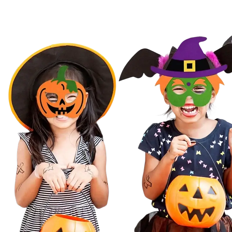 Orange plastic halloween pumpkin ghost candy bucket with black eyes and jagged mouth for pumpkin ghost diy use