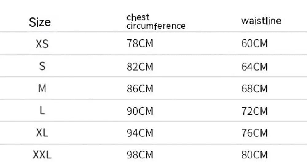 Size chart for lace long sleeve a-line tulle wedding gown showing chest circumference and waistline from xs to xxl