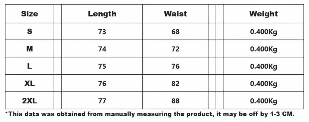 The table shows size chart for high waist knit midi skirt with lengths 73 to 77 cm and waist 68 to 88 cm from s to 2xl