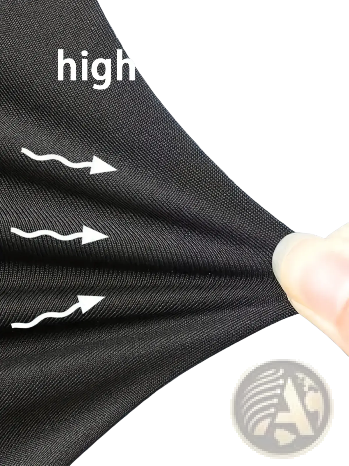 High waisted black yoga leggings with pockets made of fine tightly woven stretchy fabric for comfort and flexibility