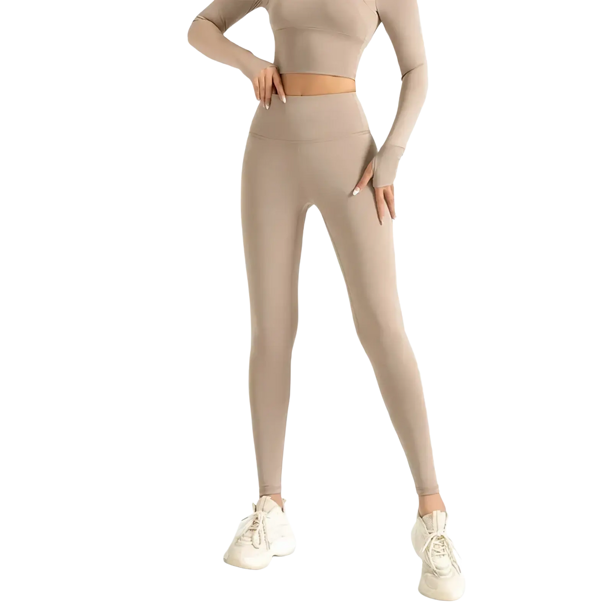 High waisted mint green seamless yoga leggings with a form fitting design in size 3xl