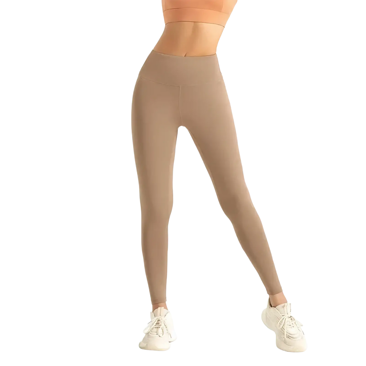 Beige high waisted leggings with smooth stretchy fabric suitable for mint green yoga leggings 3xl collection