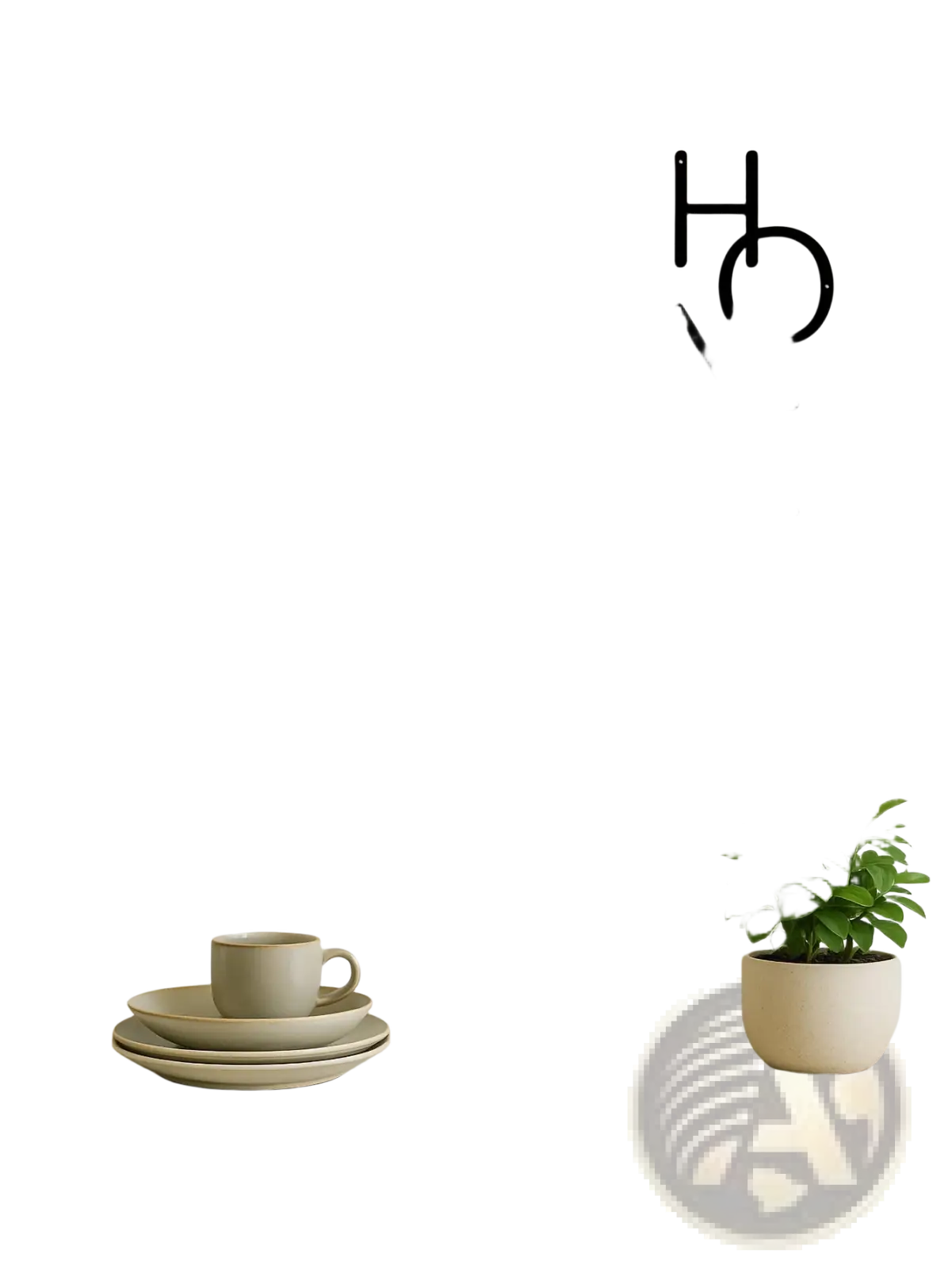 Black metal wall decor spelling home in a modern minimalist font for stylish indoor decoration