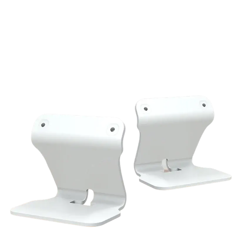Home switch white xyzoo phone stand with sleek minimalist design and anti-skid silicone base for thermostats and clocks